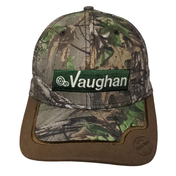 Vaughan Men's Slideback Hat Brown Camo Size OSFA Embroidered Logo Chopper Pumps - Picture 1 of 9